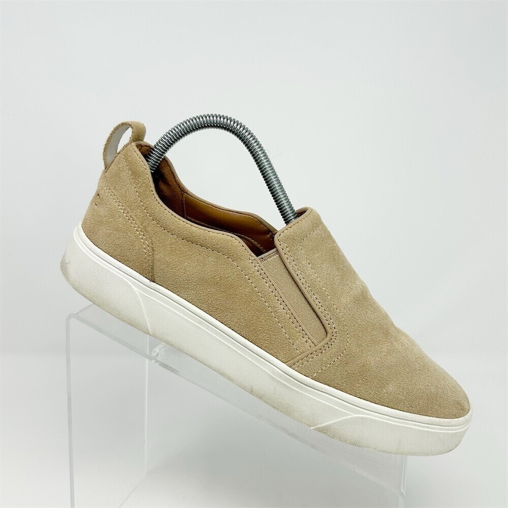 Vionic Kimmie Womens Slip-On Sneakers Beige Comfort Casual Shoes Round Toe 9